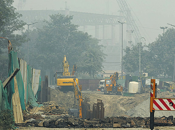 Air Pollution caused by Construction work