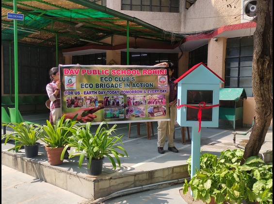 'BookNest' Installation in Delhi Schools