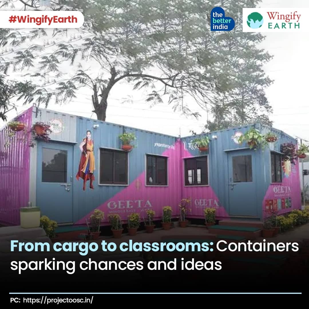 from cargo to classrooms: containers sparking chances and ideas